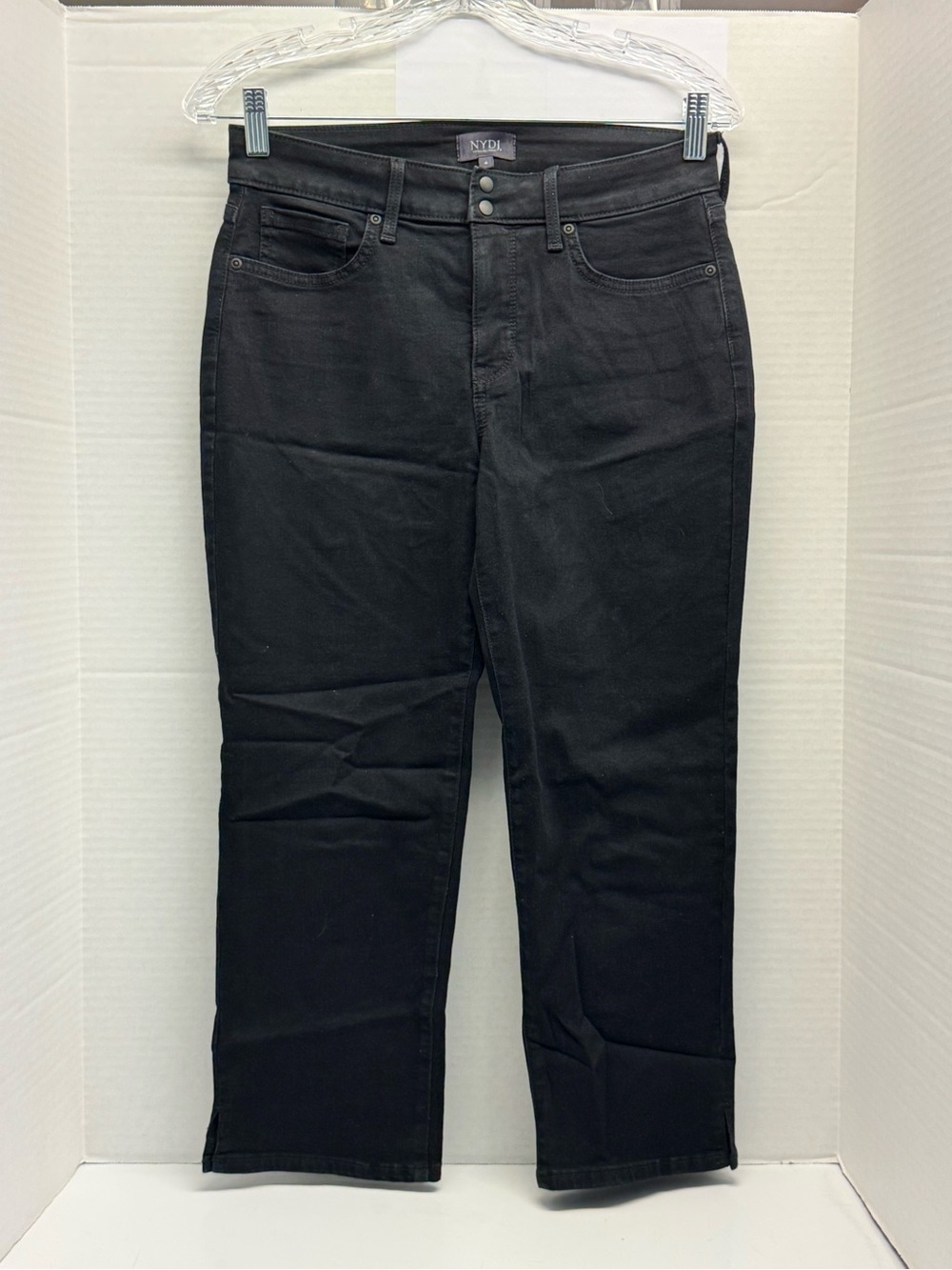 NYDJ Cool Embrace Skinny Crop Jeans with Side Slits